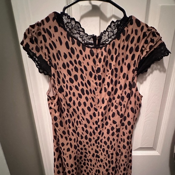 Reformation Tiffie Midi Dress in Leopard Print NWT - Picture 6 of 6